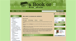 Desktop Screenshot of abookor2.co.za