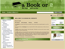 Tablet Screenshot of abookor2.co.za